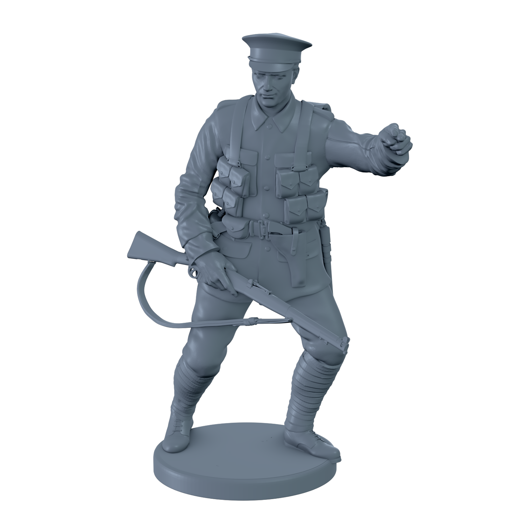 First World War British Soldier Pointing